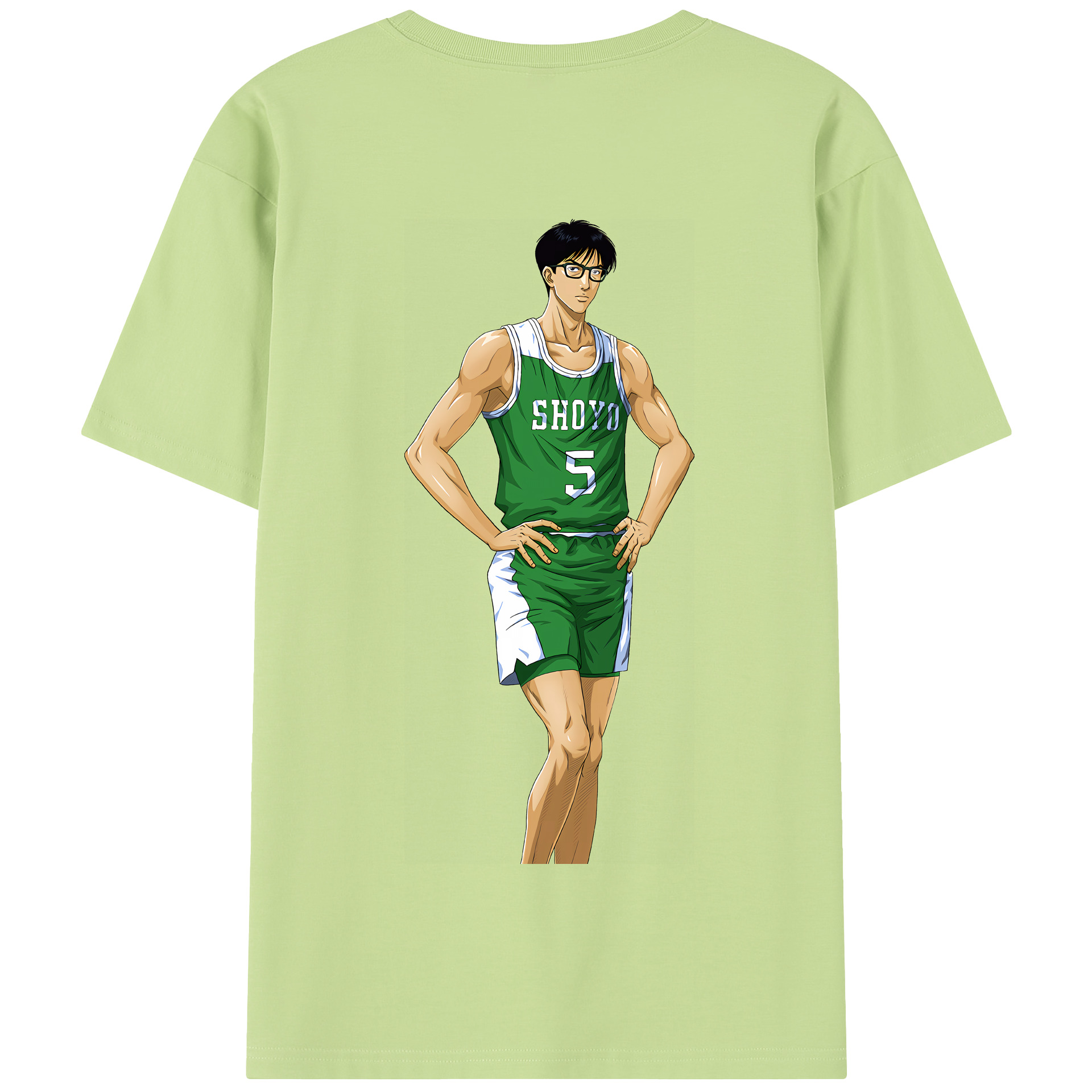 SLAM DUNK／スラムダンク 綿100％半袖Tシャツ（背面プリント）